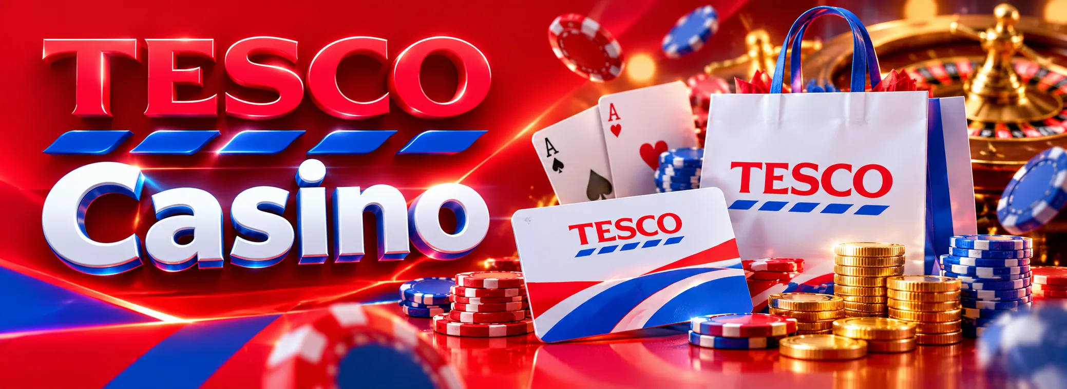 Tesco Casino welcome offer banner showing a 100% match up to £1,500 with 250 free spins